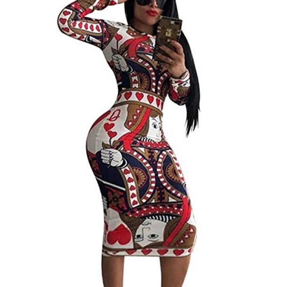 Queen of hearts Body con dress